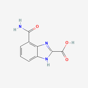 4-Carbamoylbenzimidazole-2-carboxylic Acid