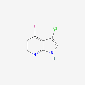 3-Chloro-4-fluoro-1H-pyrrolo[2,3-b]pyridine