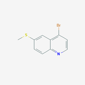 4-Bromo-6-(methylthio)quinoline