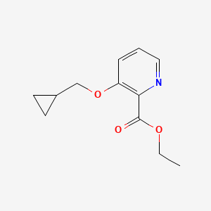 Ethyl 3-(cyclopropylmethoxy)picolinate