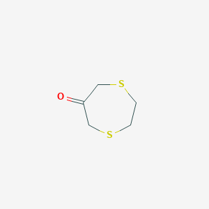 molecular formula C5H8OS2 B1366924 1,4-二硫杂环己-6-酮 CAS No. 34654-19-8