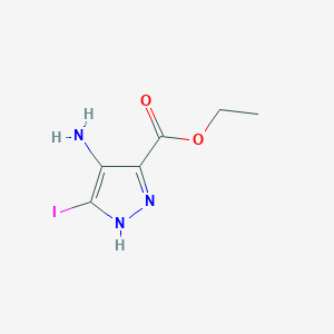 Ethyl 4-amino-3-iodo-1H-pyrazole-5-carboxylate