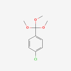 molecular formula C10H13ClO3 B1366927 1-Chloro-4-(trimethoxymethyl)benzene CAS No. 22911-21-3