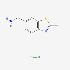 (2-Methylbenzo[d]thiazol-6-yl)methanamine hydrochloride