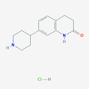 7-(Piperidin-4-yl)-3,4-dihydroquinolin-2(1H)-one hydrochloride