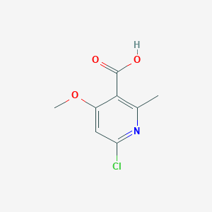 6-Chloro-4-methoxy-2-methylnicotinic acid