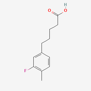 5-(3-Fluoro-4-methylphenyl)pentanoic Acid