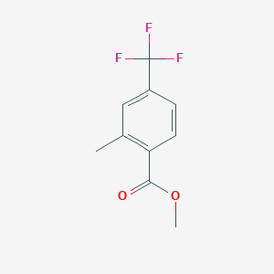 molecular formula C10H9F3O2 B1366931 Methyl 2-methyl-4-(trifluoromethyl)benzoate CAS No. 341030-79-3