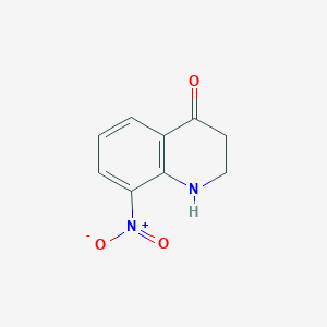 molecular formula C9H8N2O3 B1366934 8-Nitro-2,3-dihydroquinolin-4(1H)-one CAS No. 50349-89-8