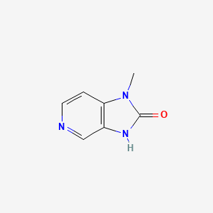 molecular formula C7H7N3O B1366937 1-甲基-1H,2H,3H-咪唑并[4,5-c]吡啶-2-酮 CAS No. 40423-52-7