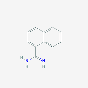 molecular formula C11H10N2 B1366939 Naphthalene-1-carboxamidine CAS No. 14805-64-2