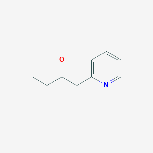 molecular formula C10H13NO B1366946 3-Methyl-1-(pyridin-2-yl)butan-2-one CAS No. 10330-59-3