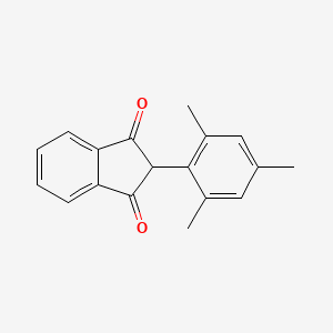 1H-Indene-1,3(2H)-dione, 2-(2,4,6-trimethylphenyl)-