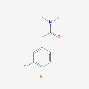 2-(4-Bromo-3-fluorophenyl)-N,N-dimethylacetamide