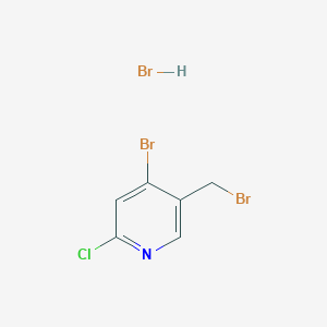 4-Bromo-5-(bromomethyl)-2-chloropyridine hydrobromide