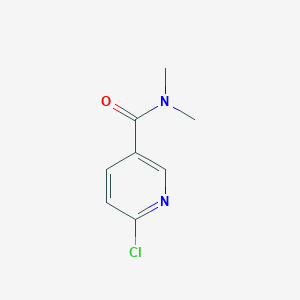 molecular formula C8H9ClN2O B1367000 6-氯-N,N-二甲基烟酰胺 CAS No. 54864-83-4