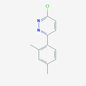 molecular formula C12H11ClN2 B1367002 3-Chloro-6-(2,4-dimethylphenyl)pyridazine CAS No. 64262-74-4