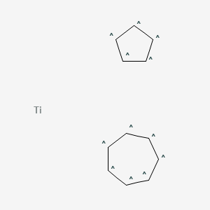 molecular formula C12H12Ti B13670081 (|C7-cycloheptatrienyl)(eta5-cyclopentadienyl)titanium(ii) 