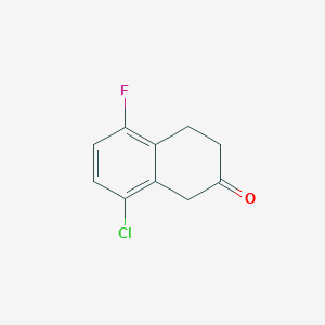 8-Chloro-5-fluoro-3,4-dihydronaphthalen-2(1H)-one