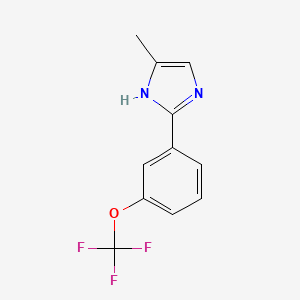 5-methyl-2-[3-(trifluoromethoxy)phenyl]-1H-imidazole