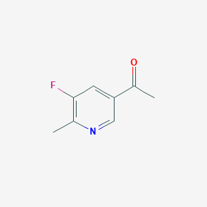 1-(5-Fluoro-6-methylpyridin-3-yl)ethan-1-one