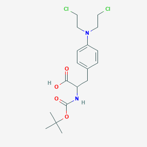 (S)-3-[4-[Bis(2-chloroethyl)amino]phenyl]-2-(Boc-amino)propanoic Acid