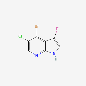 4-Bromo-5-chloro-3-fluoro-1H-pyrrolo[2,3-b]pyridine