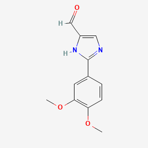 2-(3,4-dimethoxyphenyl)-1H-imidazole-5-carbaldehyde