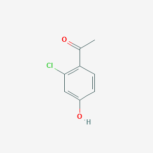 molecular formula C8H7ClO2 B1367050 1-(2-Chloro-4-hydroxyphenyl)ethanone CAS No. 68301-59-7