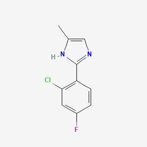 2-(2-chloro-4-fluorophenyl)-5-methyl-1H-imidazole