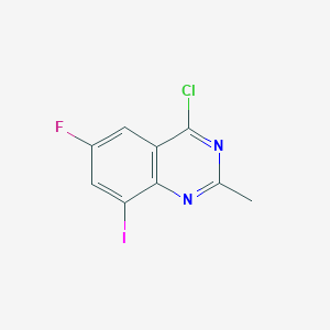 4-Chloro-6-fluoro-8-iodo-2-methylquinazoline