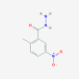 molecular formula C8H9N3O3 B13670599 2-Methyl-5-nitrobenzohydrazide 