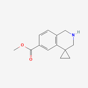 Methyl 2',3'-dihydro-1'H-spiro[cyclopropane-1,4'-isoquinoline]-6'-carboxylate