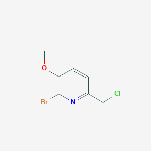 2-Bromo-6-(chloromethyl)-3-methoxypyridine