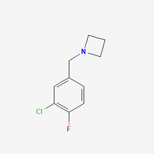 1-(3-Chloro-4-fluorobenzyl)azetidine