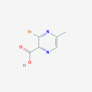 molecular formula C6H5BrN2O2 B13670729 3-Bromo-5-methylpyrazine-2-carboxylic acid 