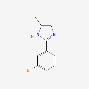 2-(3-Bromophenyl)-5-methyl-4,5-dihydro-1H-imidazole