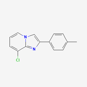 molecular formula C14H11ClN2 B13670784 8-Chloro-2-(p-tolyl)imidazo[1,2-a]pyridine 