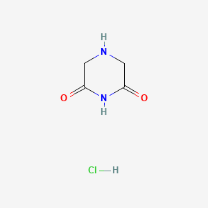 molecular formula C4H7ClN2O2 B1367082 哌嗪-2,6-二酮盐酸盐 CAS No. 35975-30-5