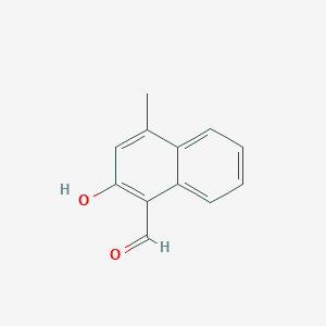 molecular formula C12H10O2 B13670850 2-Hydroxy-4-methyl-1-naphthaldehyde 