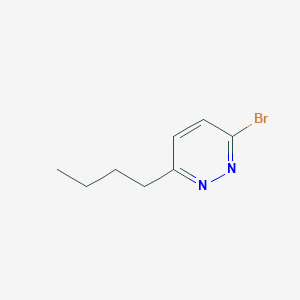 molecular formula C8H11BrN2 B13670890 3-Bromo-6-butylpyridazine 