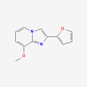 molecular formula C12H10N2O2 B13670950 2-(2-Furyl)-8-methoxyimidazo[1,2-a]pyridine 