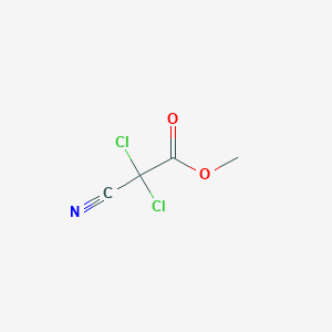 molecular formula C4H3Cl2NO2 B1367112 2,2-二氯-2-氰基乙酸甲酯 CAS No. 25761-68-6