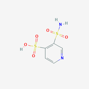 molecular formula C5H6N2O5S2 B1367116 3-磺酰基吡啶-4-磺酸 CAS No. 72810-60-7