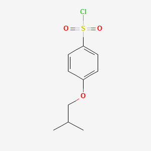 molecular formula C10H13ClO3S B1367126 4-(2-Methylpropoxy)benzene-1-sulfonyl chloride CAS No. 1138-54-1