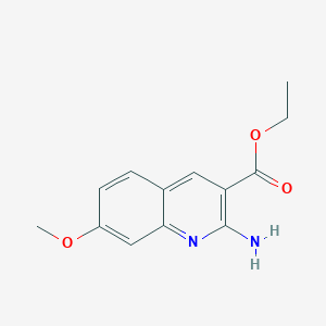 Ethyl 2-amino-7-methoxyquinoline-3-carboxylate