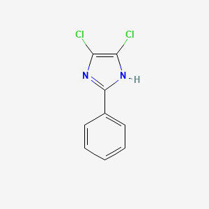 molecular formula C9H6Cl2N2 B1367137 4,5-Dichloro-2-phenyl-1H-imidazole CAS No. 72796-33-9