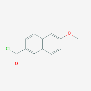 molecular formula C12H9ClO2 B1367139 6-Methoxynaphthalene-2-carbonyl chloride CAS No. 58601-32-4
