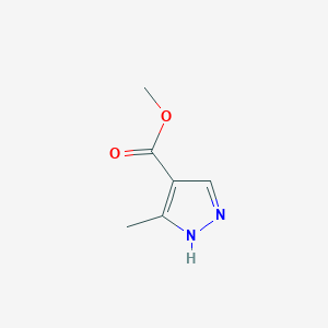 molecular formula C6H8N2O2 B1367142 3-甲基-1H-吡唑-4-羧酸甲酯 CAS No. 23170-45-8