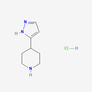 4-(1H-Pyrazol-3-YL)piperidine hydrochloride